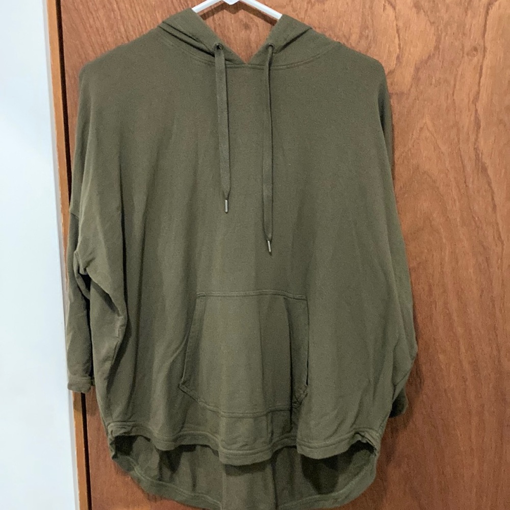Lou and Grey Modal Soft Hoodie Three Quarter Dolman Sleeves Women’s Medium